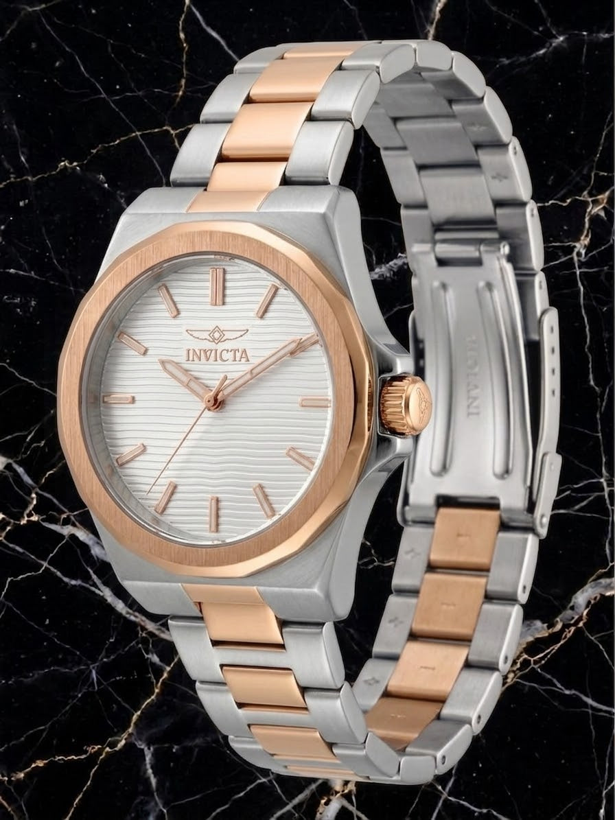 Specialty Silver & Rose Gold — White Dial, 44mm